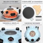 Electric Pizza Oven for Indoor Cooking, 12 Inch