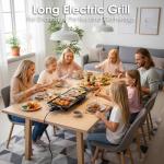 I-Keukenn 35-Inch Non-Stick Electric Griddle