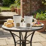 DECHOUS Chocolate Fondue Mug Set with Forks