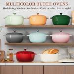 Umite Chef 6QT Enameled Cast Iron Dutch Oven