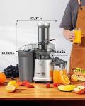 GDOR 1200W Centrifugal Juicer with Large Feed Chute