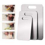 Stainless Steel Cutting Boards Set - 3 Pieces