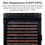 Tribest Sedona Express Digital Food Dehydrator, Black