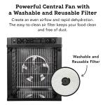 Tribest Sedona Express Digital Food Dehydrator, Black