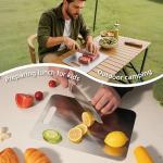 Stainless Steel Cutting Boards Set - 3 Pieces