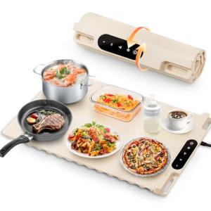 Electric Food Warming Mat with Adjustable Temperature
