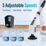 Electric Spin Scrubber with 8 Brush Heads