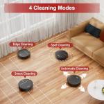 VIPSUN Robot Vacuum and Mop Combo with Powerful Suction