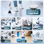Electric Spin Scrubber with 8 Brush Heads