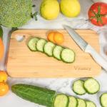 Mini Bamboo Cutting Boards – 2 Pack for Kitchen