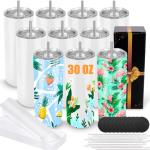 30 oz Insulated Sublimation Tumblers - 10 Pack