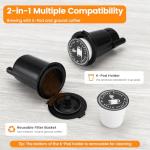 Single Serve Coffee Maker for K-Cups and Grounds