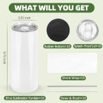 30 oz Insulated Sublimation Tumblers - 10 Pack