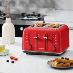 BUYDEEM Retro 4-Slice Toaster with Extra Wide Slots