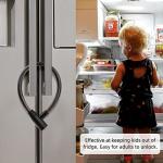 Childproof Fridge Lock with Keys for French Doors