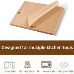 Pre-Cut Parchment Paper Sheets, 100 Pack