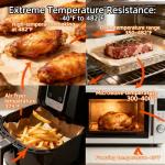 Pre-Cut Parchment Paper Sheets, 100 Pack