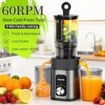 Quiet Powerful Cold Press Juicer with Wide Feed Chute