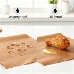 Pre-Cut Parchment Paper Sheets, 100 Pack