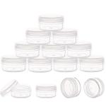 Clear 10ML Sample Containers with Lids, 10 Pack