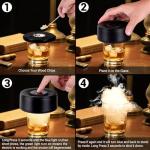 Cocktail Smoker Kit with Electric Lighter and Chips