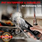 Digital Meat Thermometer with 180° LED Display