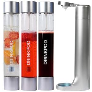 Fizzpod Sparkling Water Maker with 3 Bottles