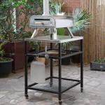 WEASHUME Stainless Steel Outdoor Pizza Oven Cart
