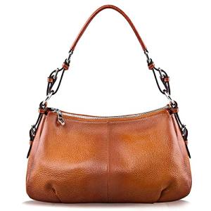 Genuine Leather Hobo Shoulder Bag for Women