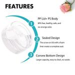 Clear 10ML Sample Containers with Lids, 10 Pack