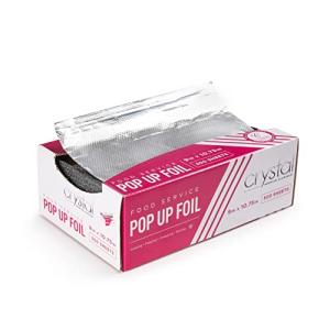 Crystal Premium Aluminum Foil Pop-Up Sheets, 500 Count