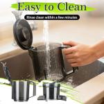 Quiet Powerful Cold Press Juicer with Wide Feed Chute