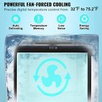 Single Tap Draft Beer Kegerator in Silver