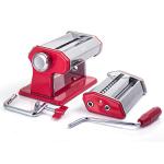 Stainless Steel Adjustable Pasta Maker - Classic Red