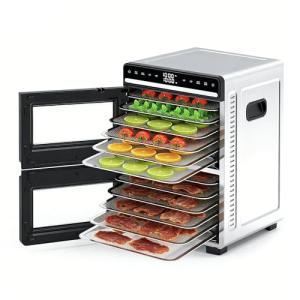 Electactic Dual Chamber Food Dehydrator with 12 Trays
