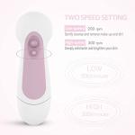 Electric Spin Brush Set with Exfoliating Heads