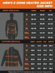 ORORO Men's Heated Jacket with 5 Heat Zones