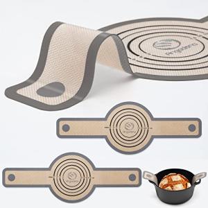 Silicone Bread Sling for Dutch Oven - 2 Grey Set