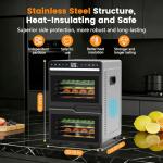 Electactic Dual Chamber Food Dehydrator with 12 Trays