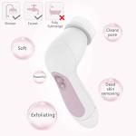 Electric Spin Brush Set with Exfoliating Heads