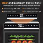 Electactic Dual Chamber Food Dehydrator with 12 Trays