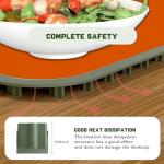 Versatile Waterproof Food Warming Mat with Adjustable Heat