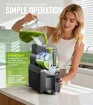 Easy Slushie Machine with LED Display & Auto-Clean