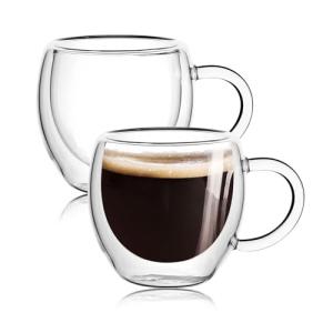 Double Wall Espresso Cups Set of 2