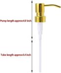 Bronze Gold Metal Soap Dispenser Pump for Countertop
