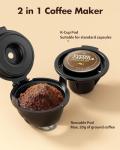 Kismile 2-in-1 Single Serve Coffee Maker