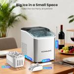 Portable Countertop Ice Maker - 9 Cubes in 10 Minutes