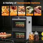 Electactic Dual Chamber Food Dehydrator with 12 Trays