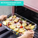 KOMUEE 8-Piece Glass Baking Dish Set with Lids