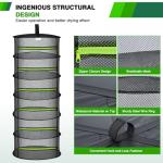 Yesker 6-Layer Hanging Herb Drying Rack with Shears